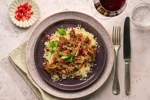 Pulled Lamb mit Harissa