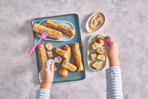 Zimt-French-Toast-Rollen