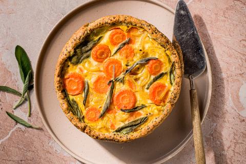 Rüebli-Quinoa-Quiche