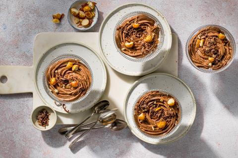 Schokoladenmousse mit Kefir