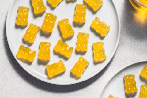 Apfelessig-Gummibärchen