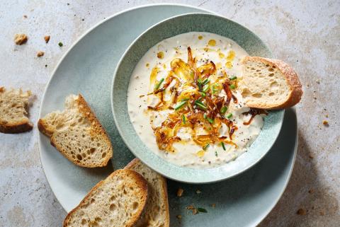 Veganer Zwiebel-Dip