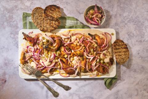 Aubergines grillées façon "tonnato"