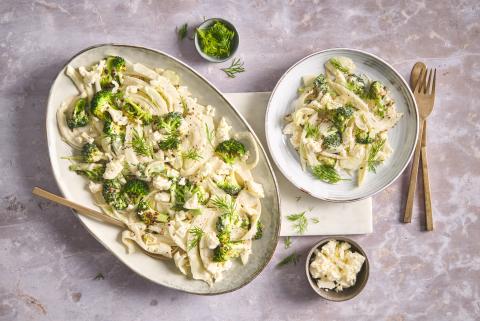 Fennel and broccoli salad