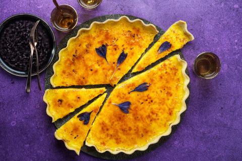 Safran-Creme brulée-Tarte