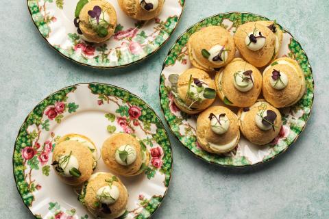 Gougères farcies au fromage