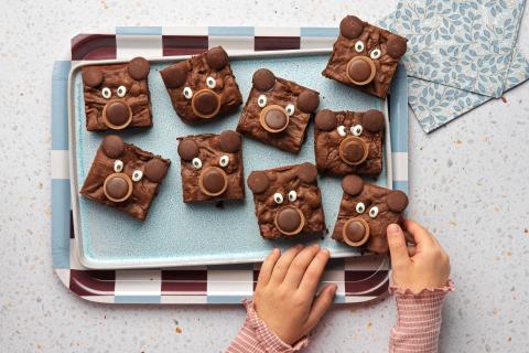 Orsetti brownie alle noci