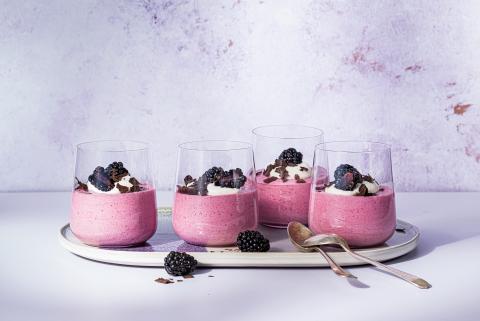 Brombeer-Mousse