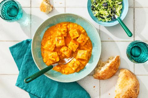 Masala-Paneer mit Heidelbeer-Raita