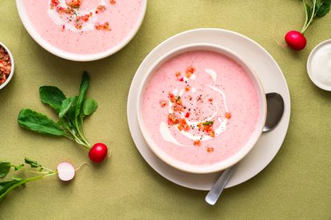 Radieschen-Gazpacho