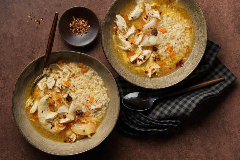 Pulled Chili Chicken Soup