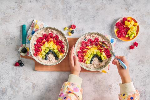 Birchermüesli mit Früchten 