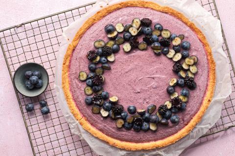 Heidelbeer-Brombeer-Tarte