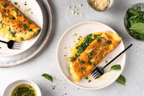 Süsskartoffel-Omelette
