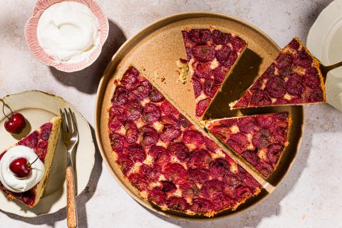 Upside down Kirschen-Amaretto Kuchen