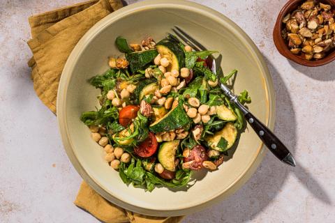 Insalata di zucchine e ceci