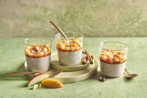 Apple Spice Chia Pudding 