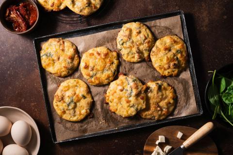 Salzige Eier-Cookies