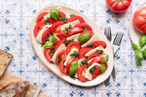 Tomaten-Tofu-Salat