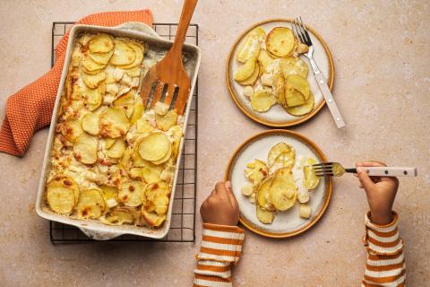 Schwarzwurzel-Kartoffelgratin