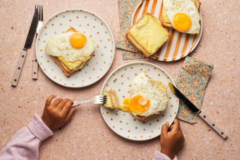 Croque Madame mit Raclettekäse