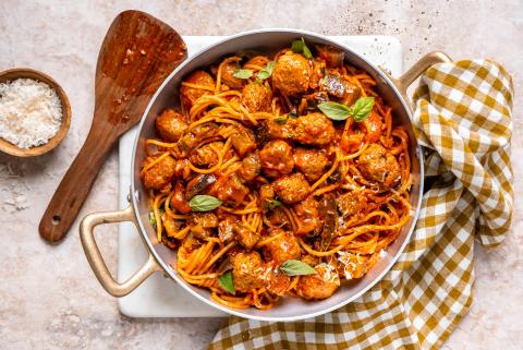 Polpette-One-Pot alla Norma