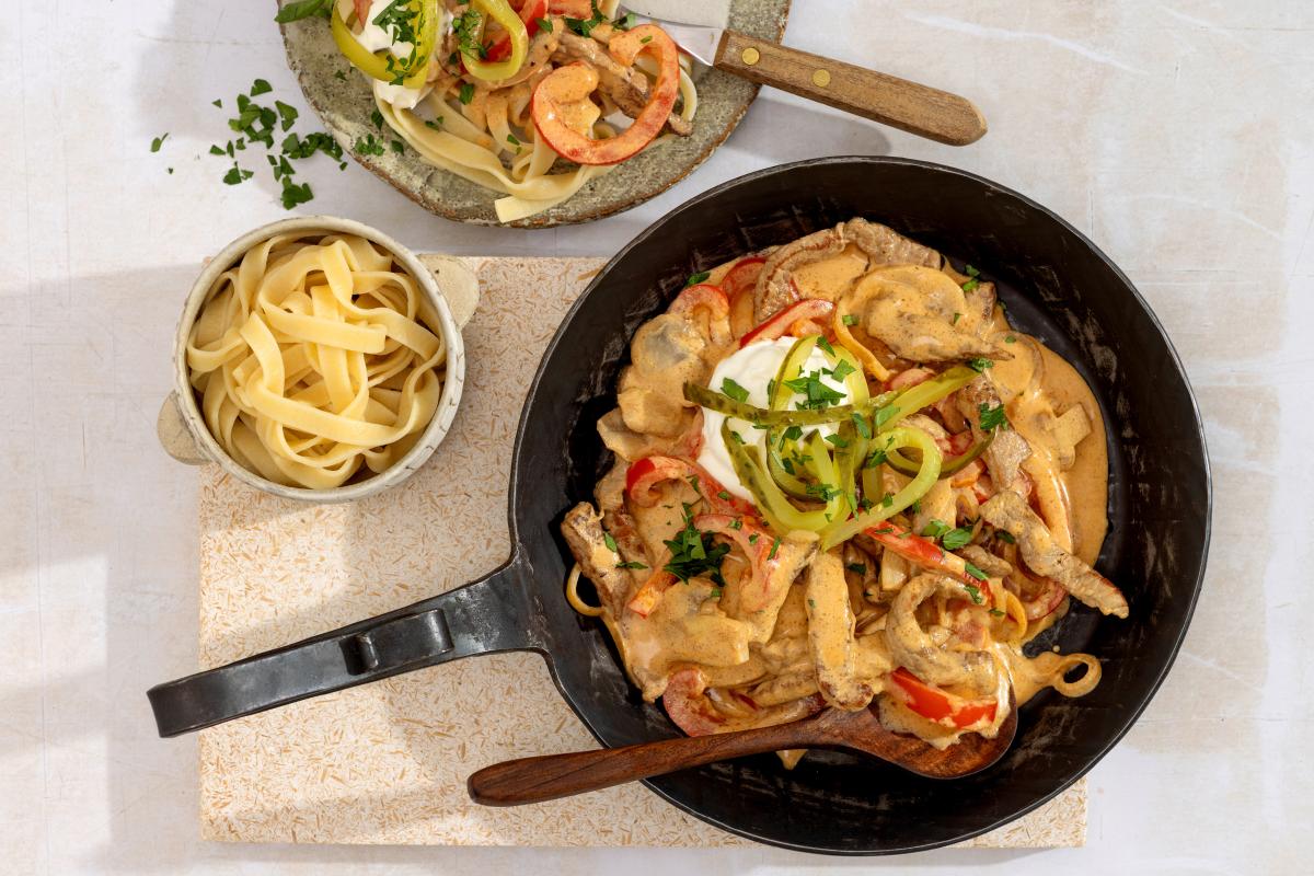 Veal stroganoff - Recipes | fooby.ch