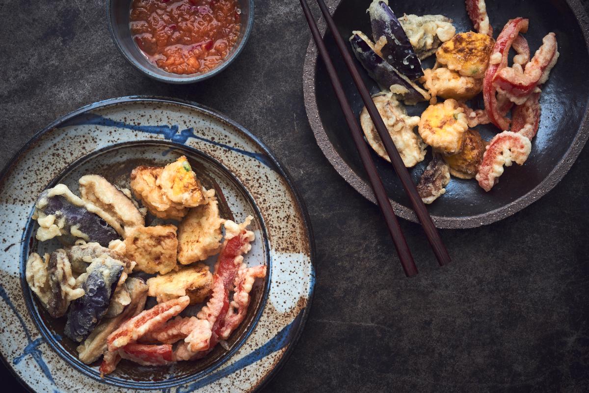 Vegetable tempura with sweet chilli dip - Recipes | fooby.ch