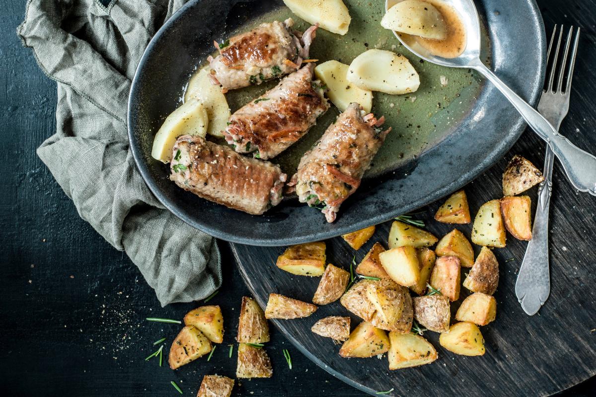 Involtini with artichokes and Marsala jus - Recipes | fooby.ch