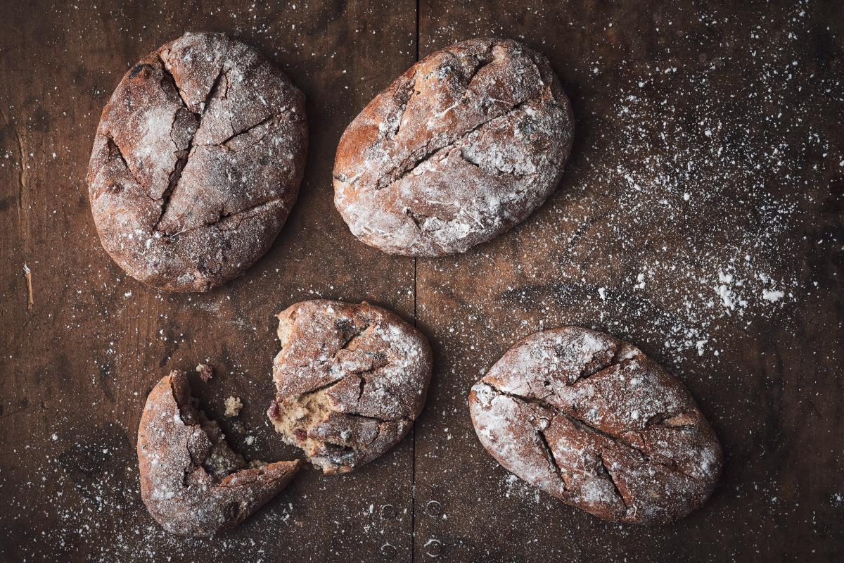 Bacon and mushroom fougasse - Recipes | fooby.ch