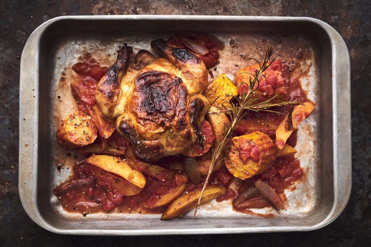 Western-style whole chicken - Recipes | fooby.ch