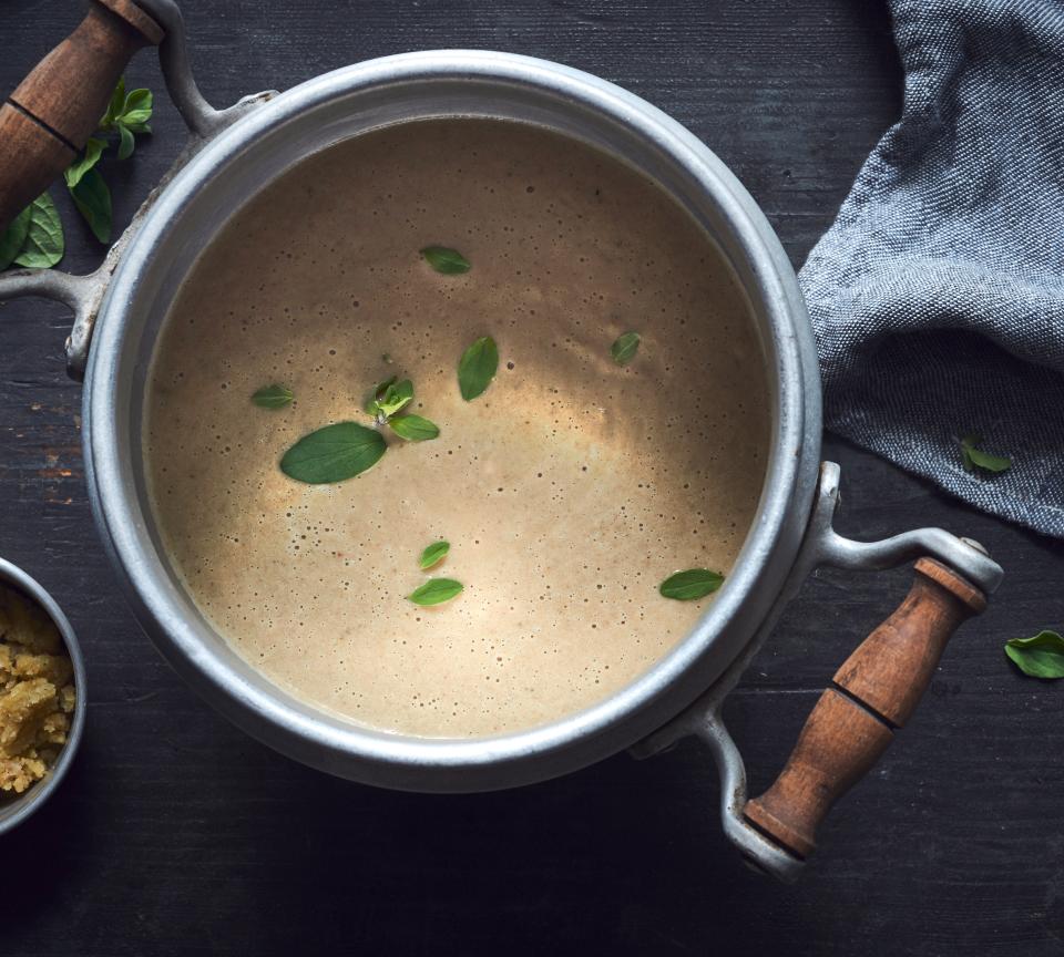 Velouté de champignons discount de paris surgelés