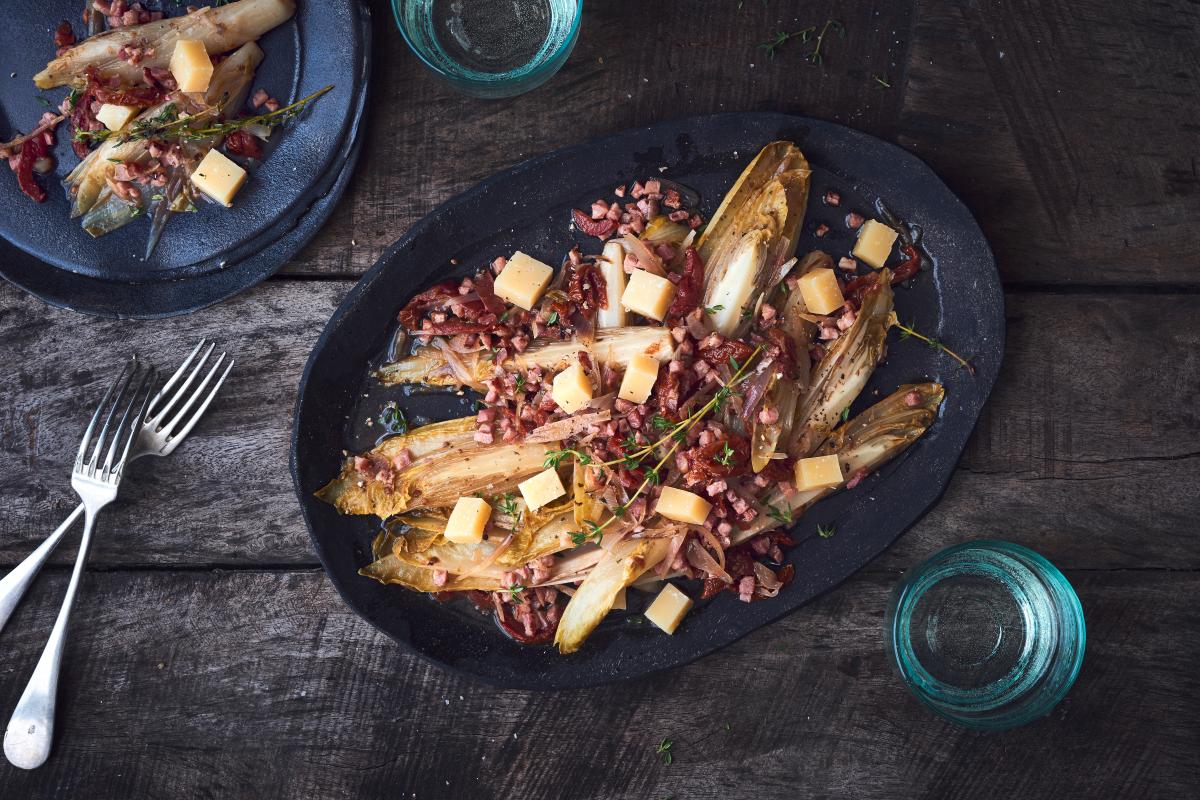 Warm chicory salad - Recipes | fooby.ch