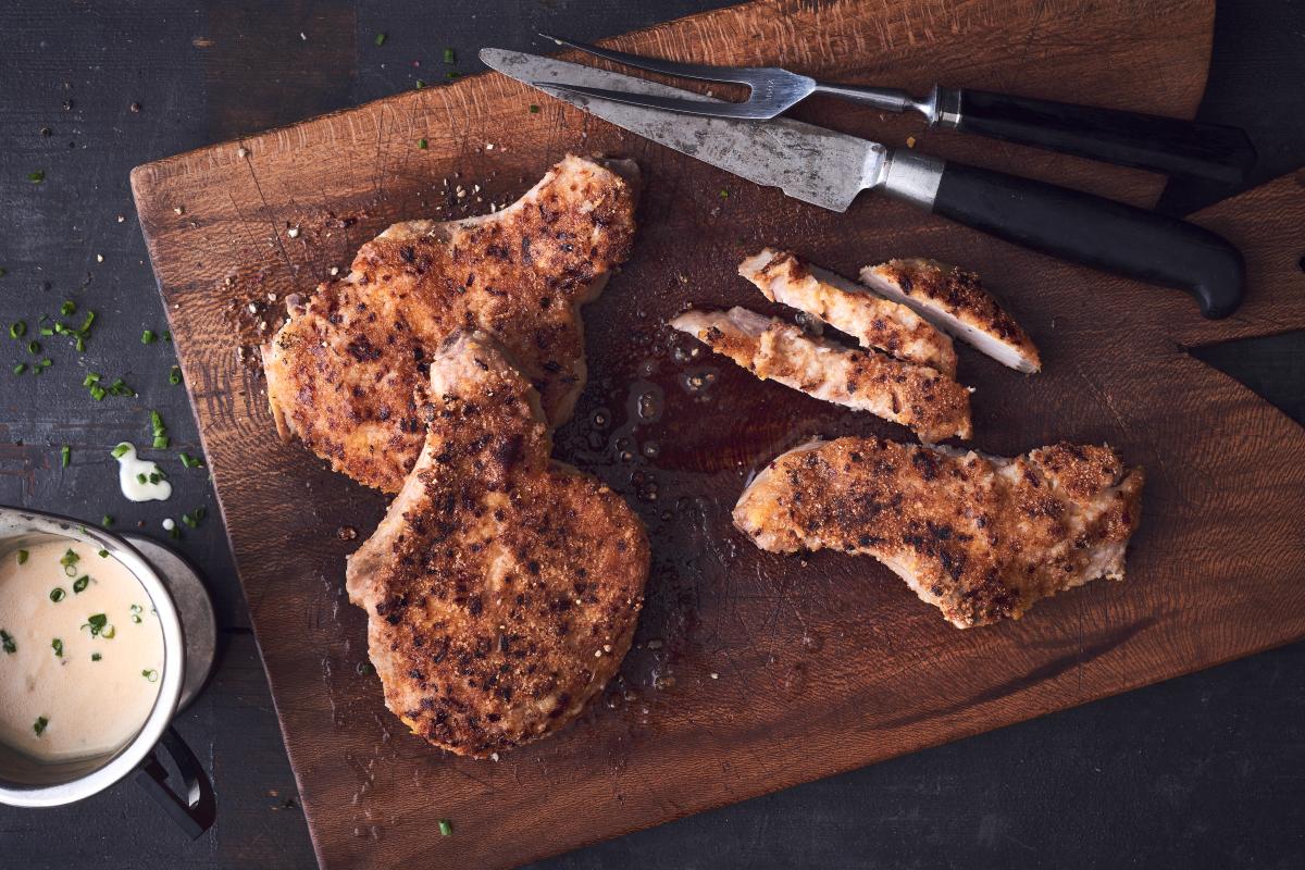 Koteletts Mit Zwiebelkruste Aus Dem Ofen - Rezepte Suchen