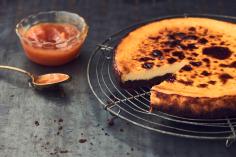 Cheesecake mit Papaya-Coulis