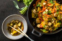 Tofu et légumes à l’aigre-doux
