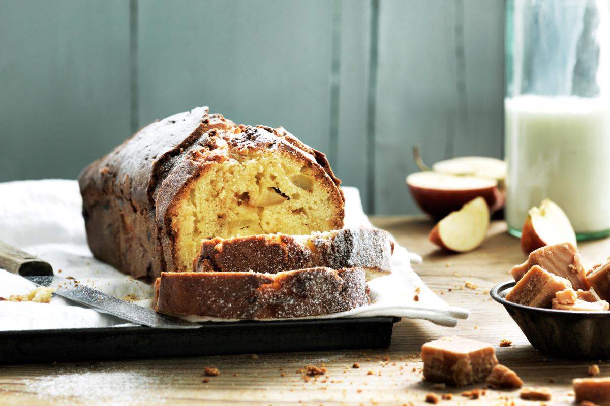 Caramel and apple cake - Recipes | fooby.ch