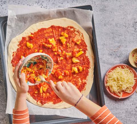Pizza-Zupfsonne - Rezepte | little FOOBY