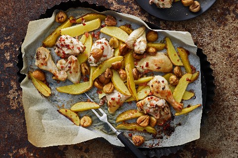 Pollo e patate al forno