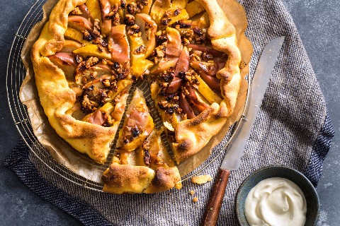 Crostata alle mele e alle pere