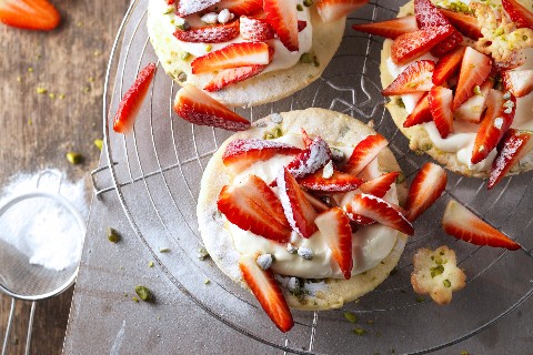 Strawberry tartlets