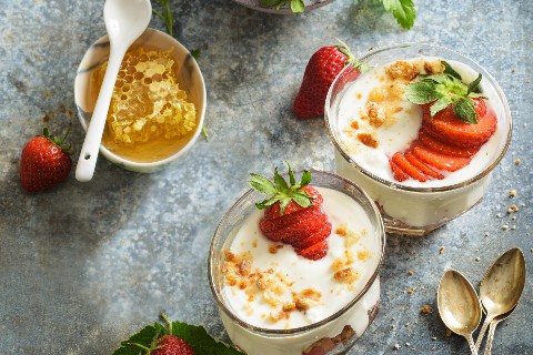 Mascarpone yoghurt crème