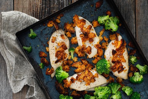 Mustard chicken breasts