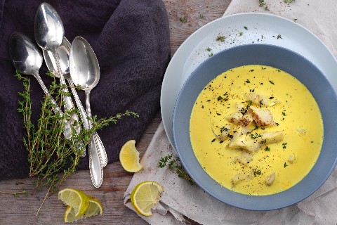 Curry-Fischsuppe
