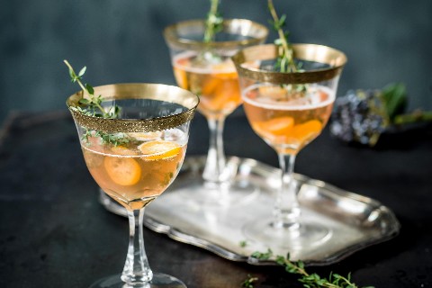 Kumquat-Champagner