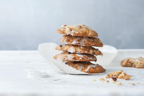 Cranberry & almond cookies