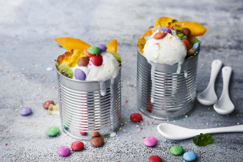 Yogourt glacé à la noix de coco
