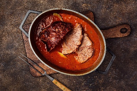 Bœuf braisé au barolo