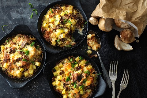 Steinpilz-Gratin