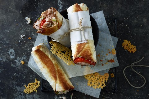 Pulled Chicken Burrito